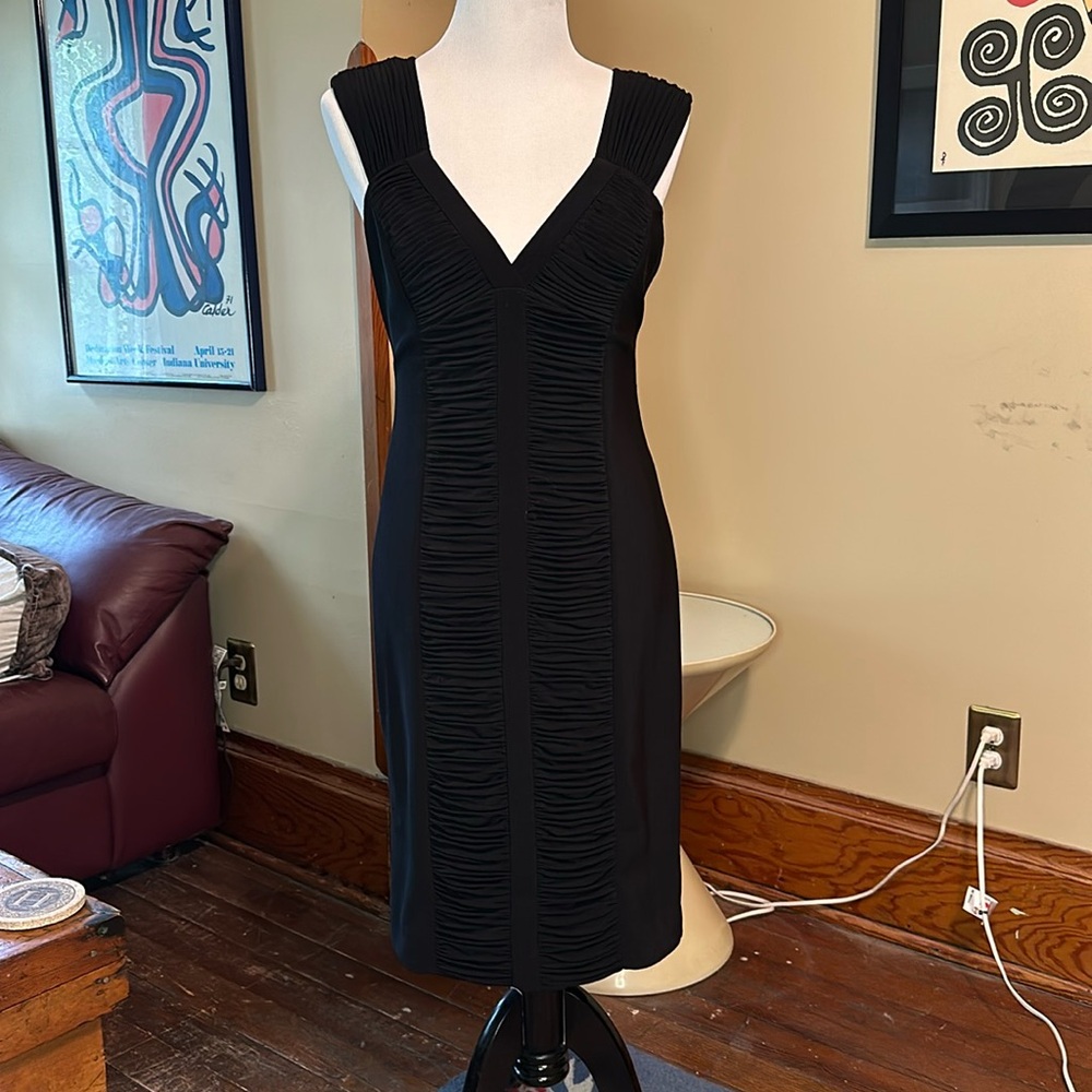 Adrianna Papell unique little black dress